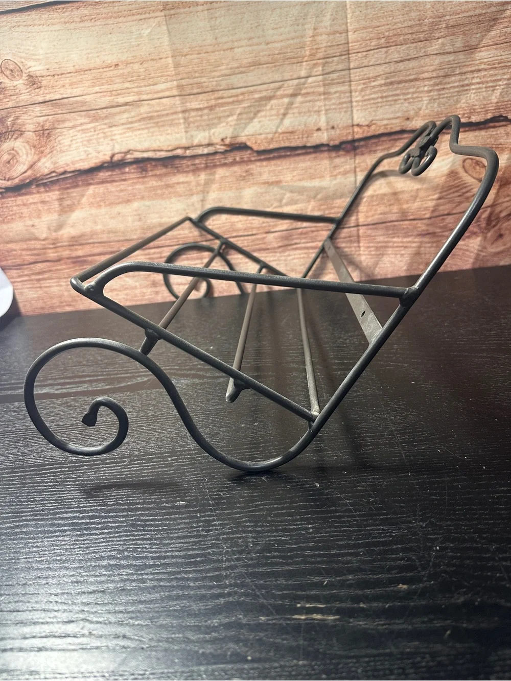 Longaberger Wrought Iron  Collection Utility Wall Shelf For Vanity Basket